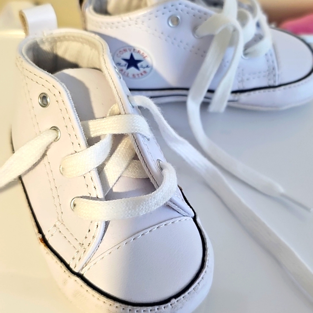 Baby all stars white 3 converse